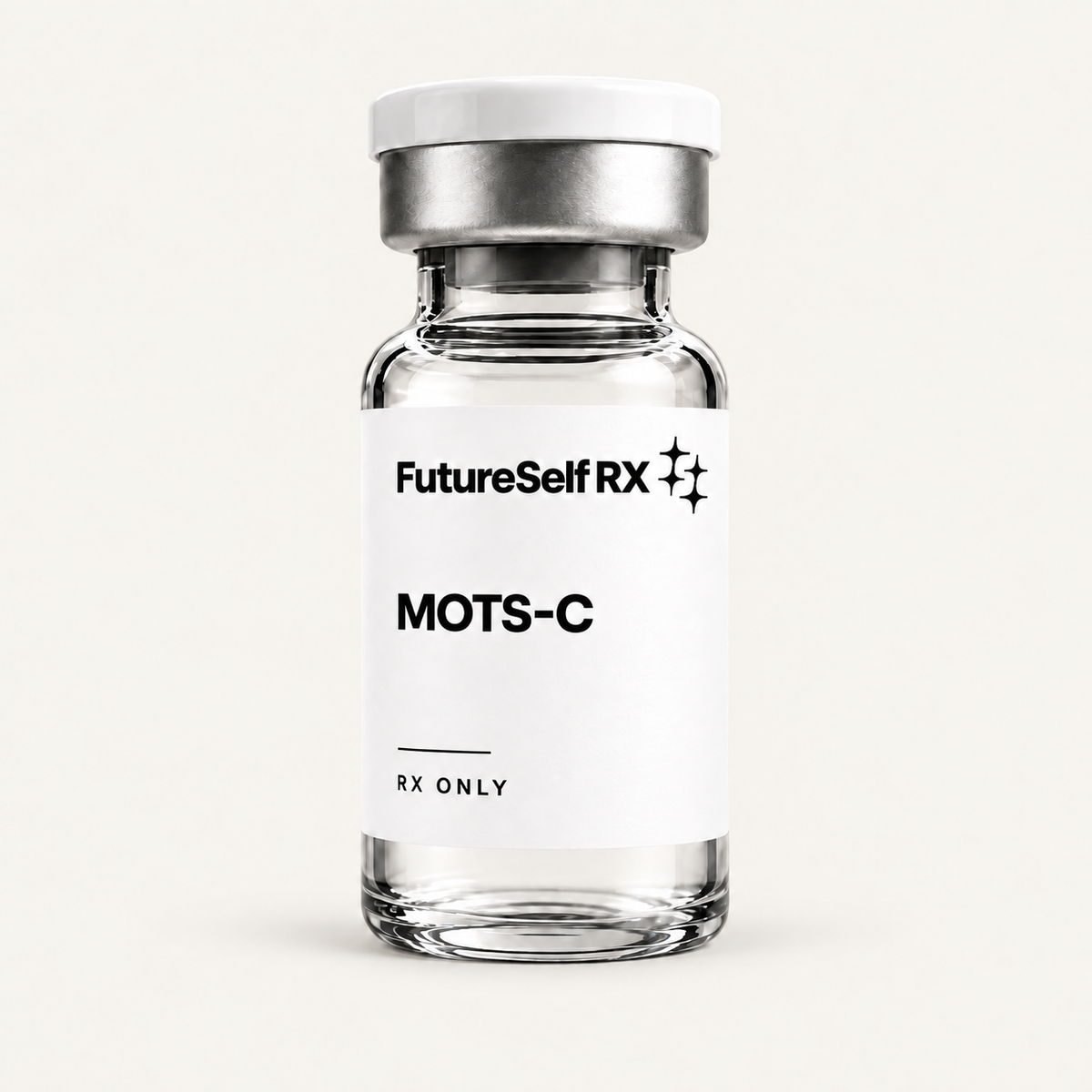 MOTS-C — FutureSelf RX white vial packaging concept