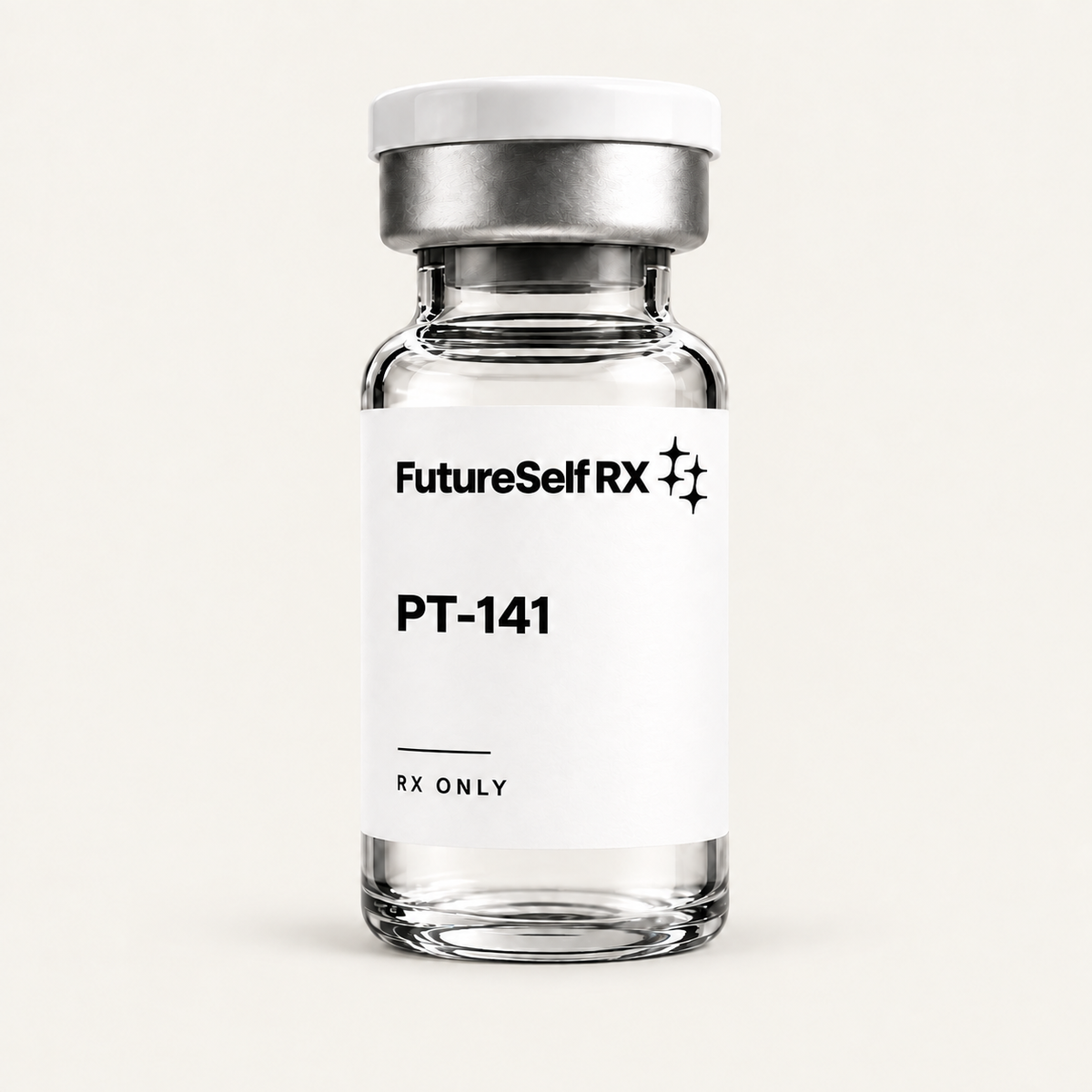 PT-141 — FutureSelf RX white vial packaging concept