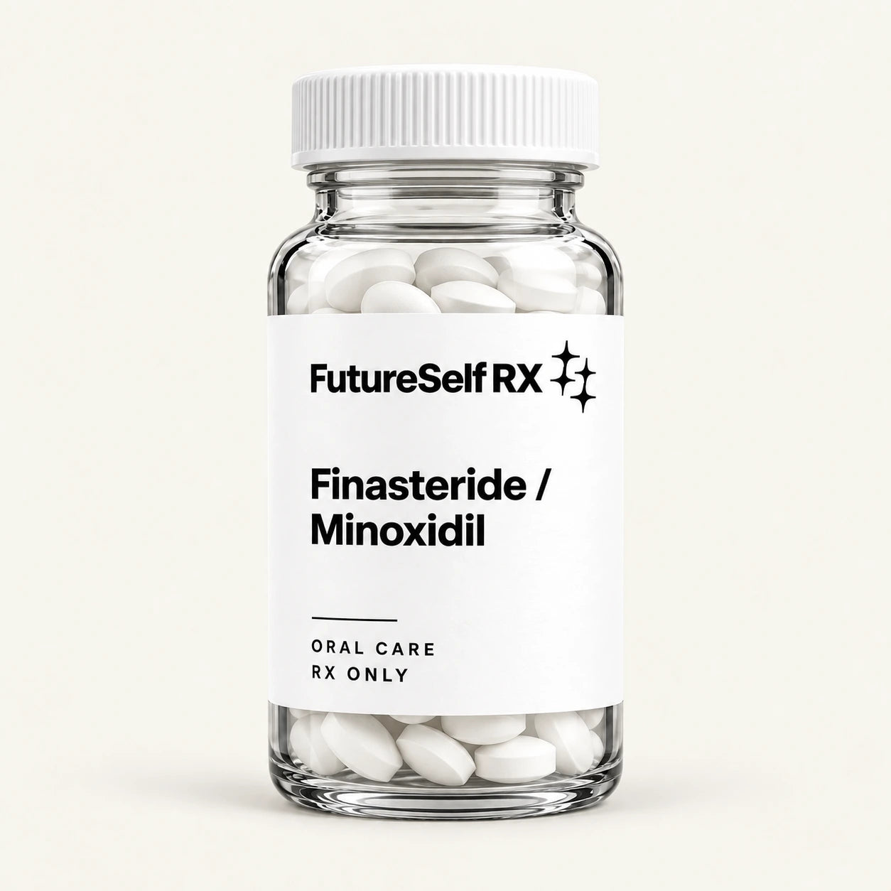 Finasteride / Minoxidil — FutureSelf RX packaging concept