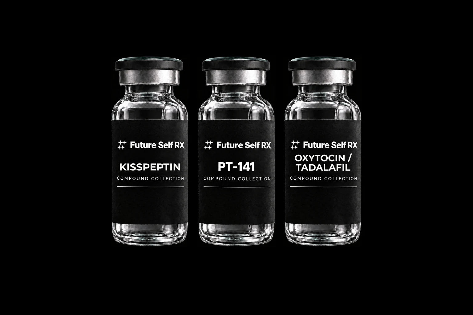 Desire & Connection Stack — FutureSelf RX packaging concept